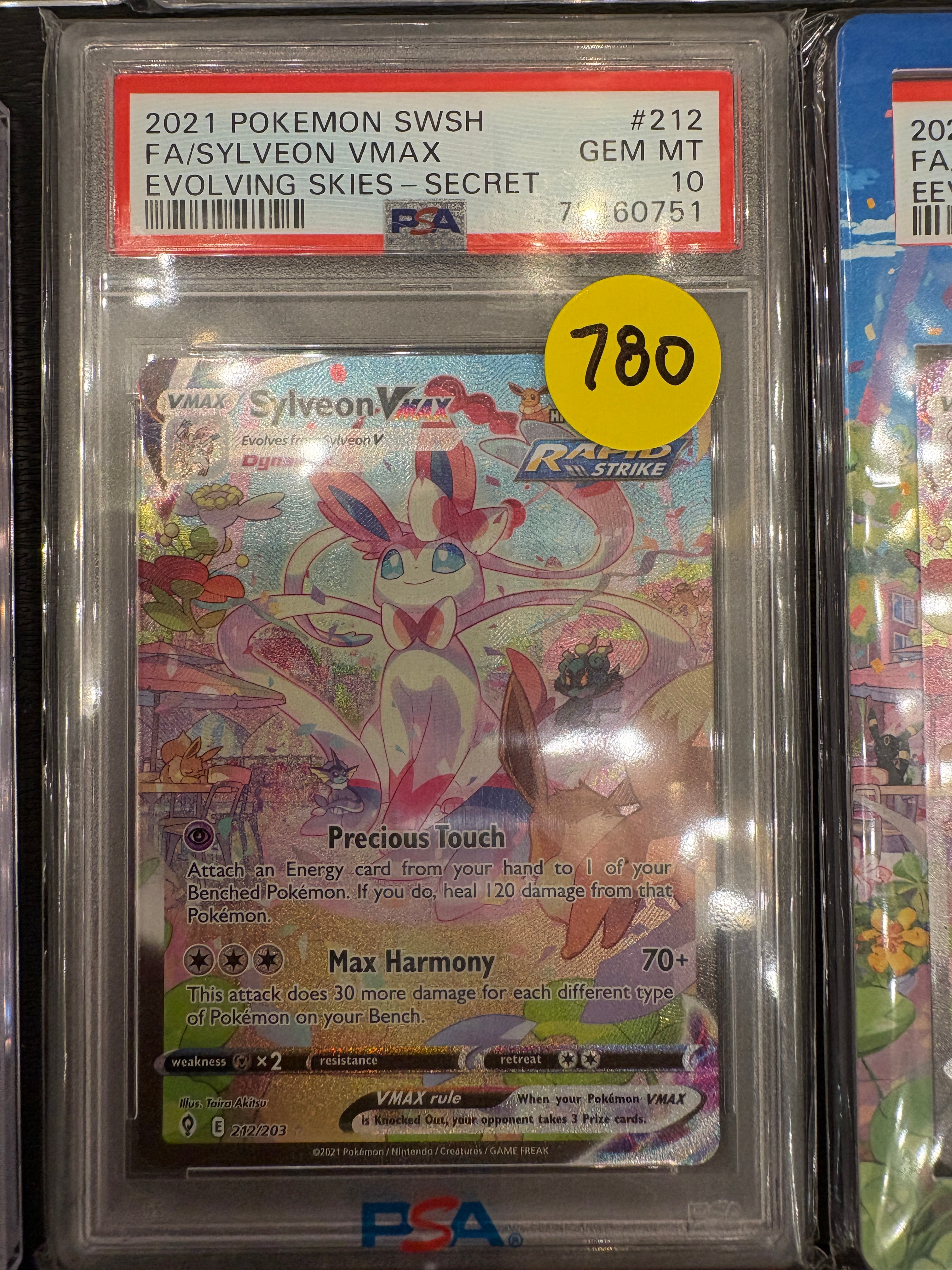 Sylveon vmax evolving skies alt art PSA 10