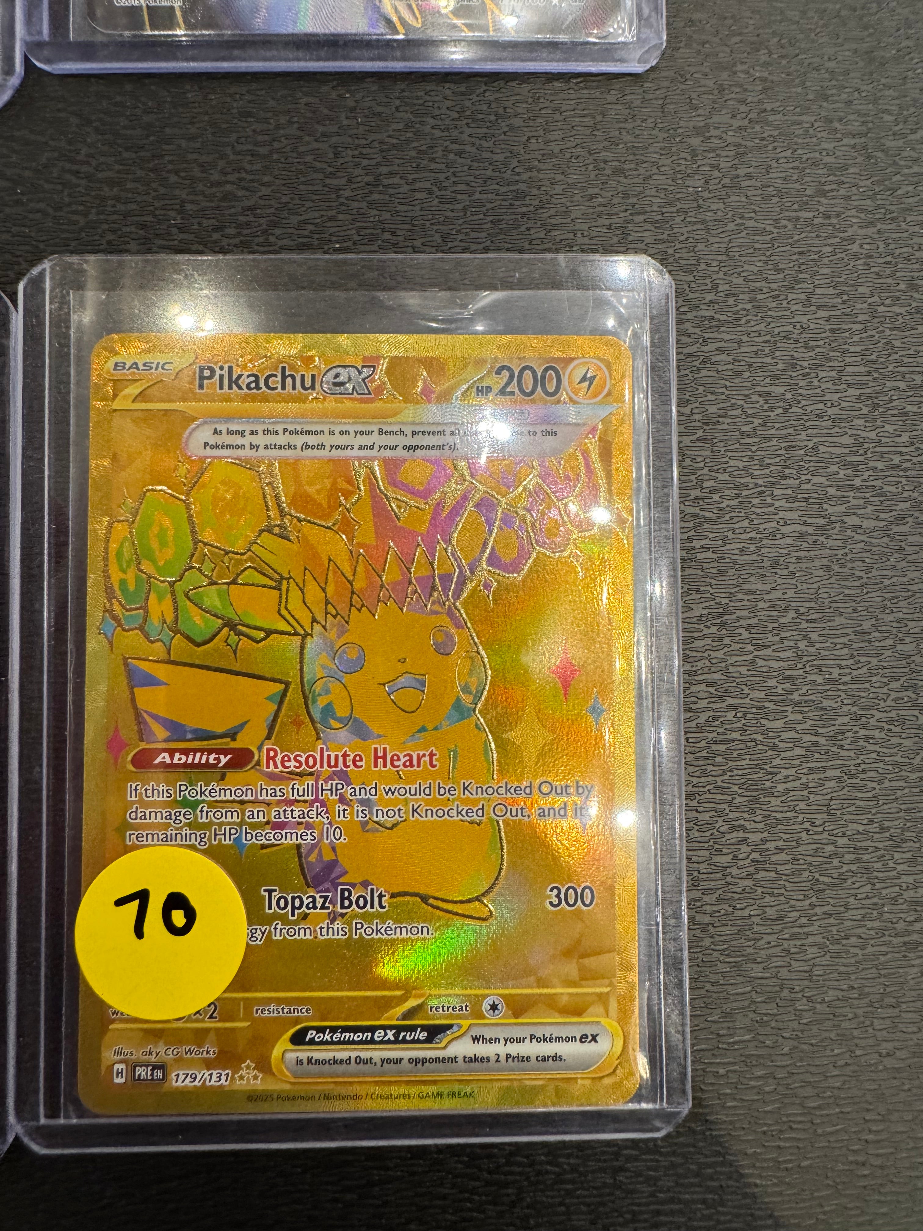 Pikachu EX Priz nm