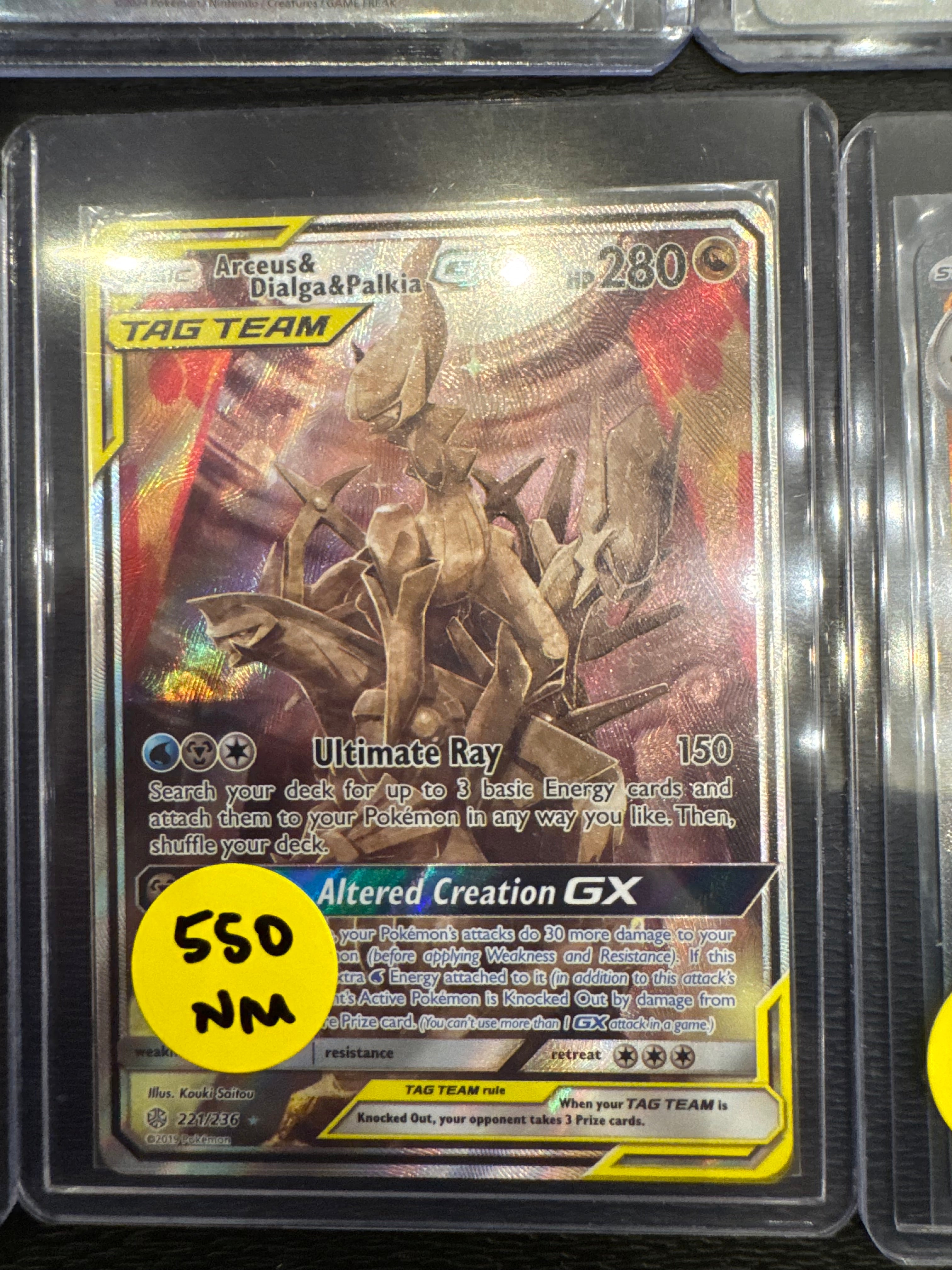 Arceus Dialga Palkia GX nm