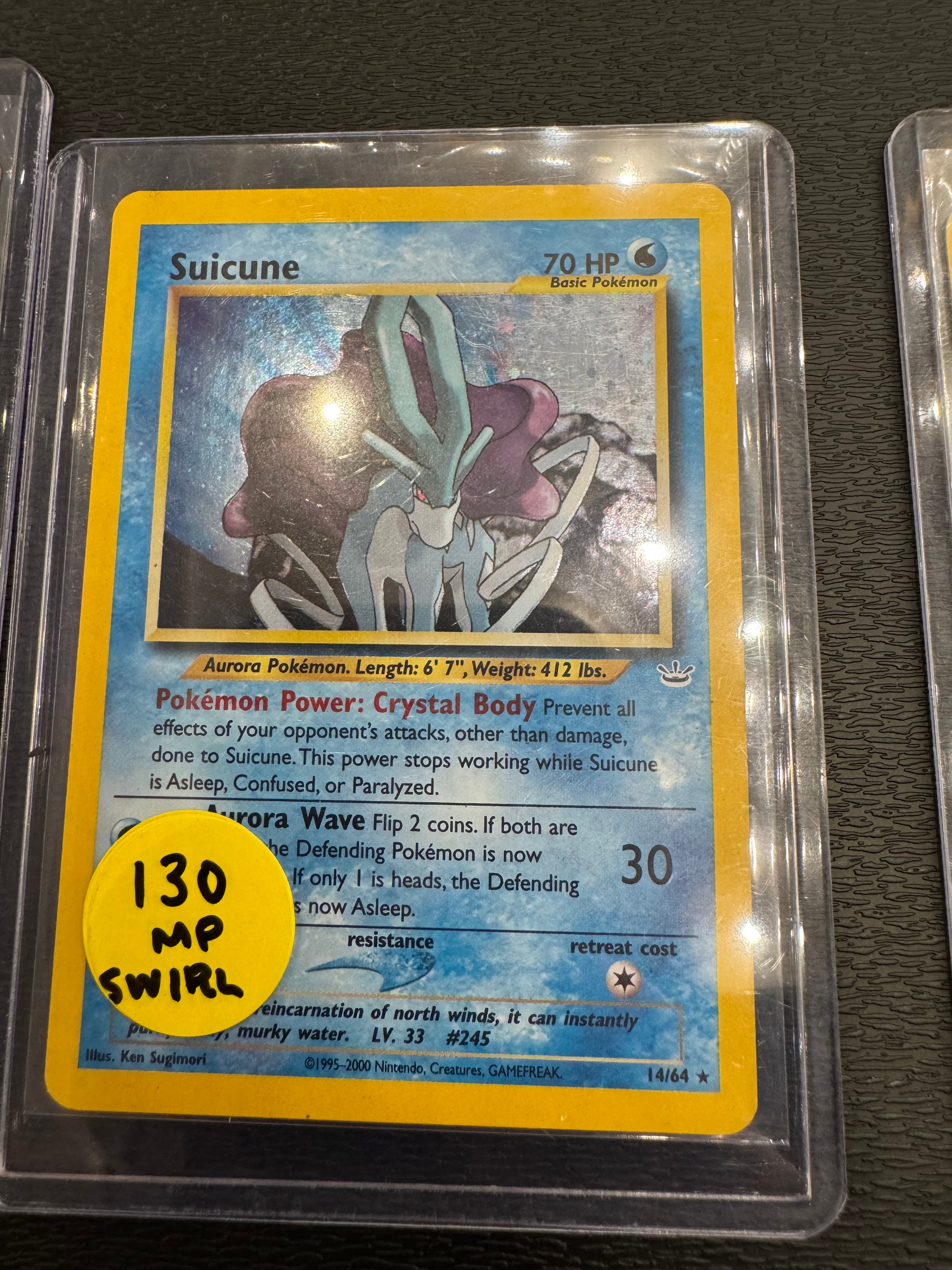 Suicune holo mp Swirl