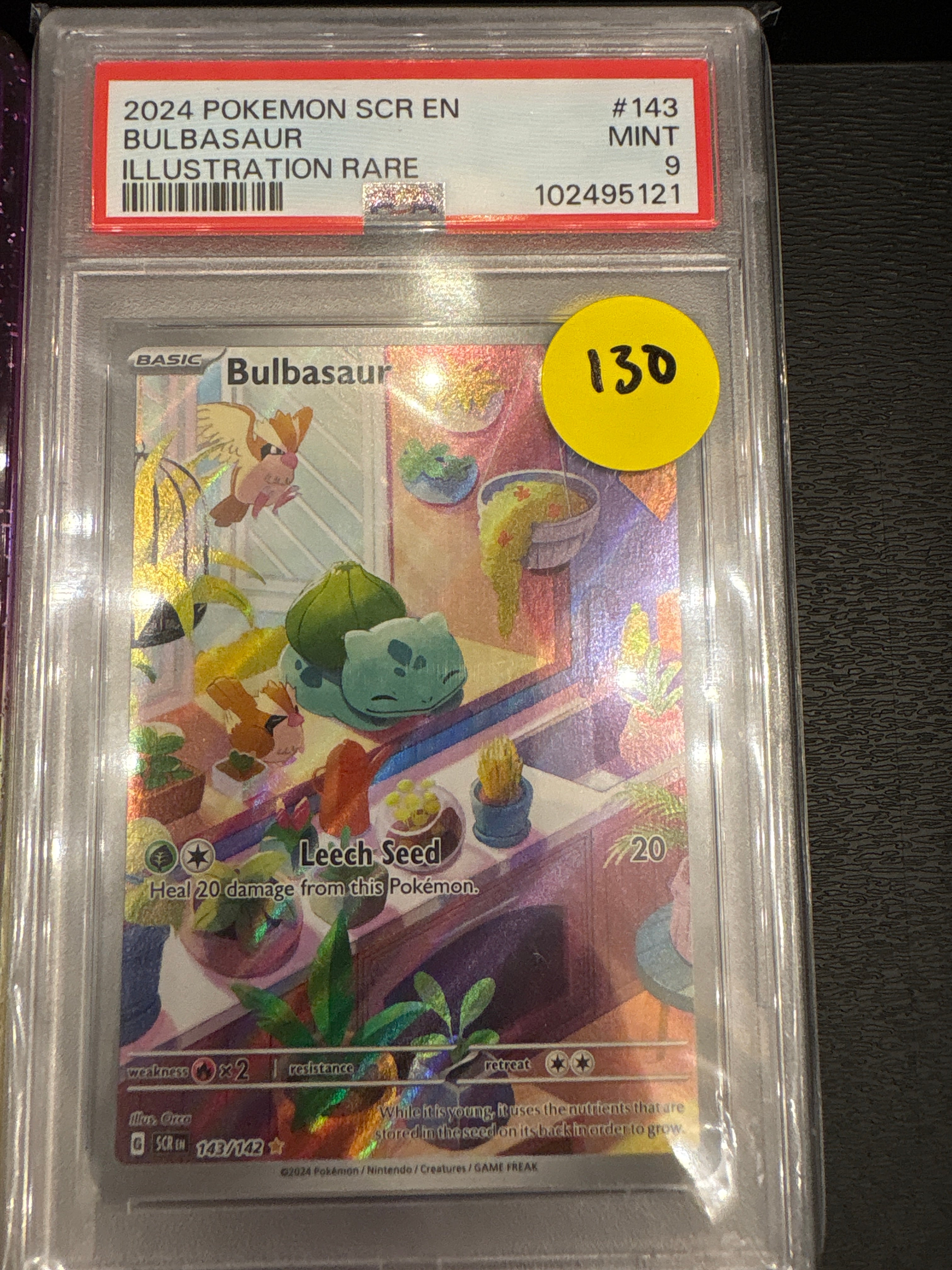 Bulbasaur stellar IR PSA 9