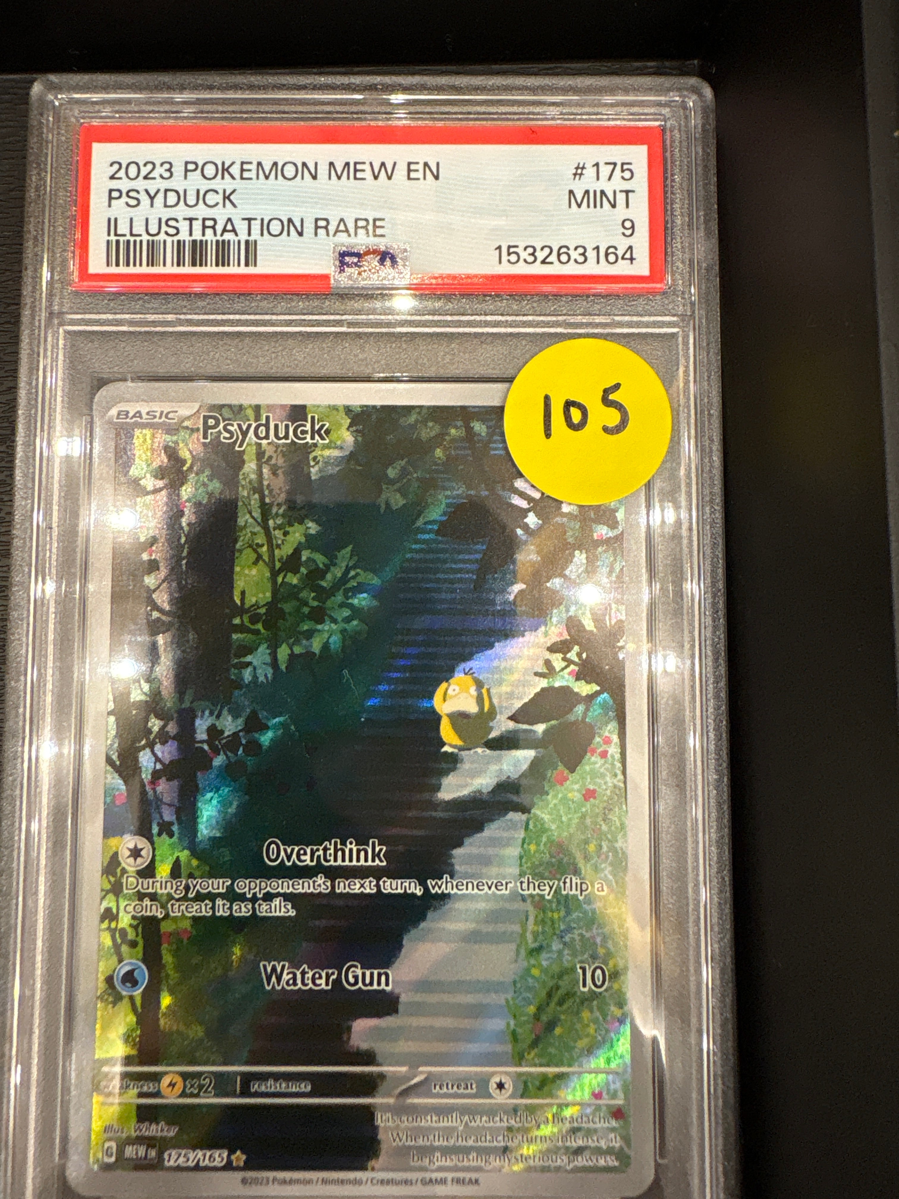 Psyduck 151 IR PSA 9