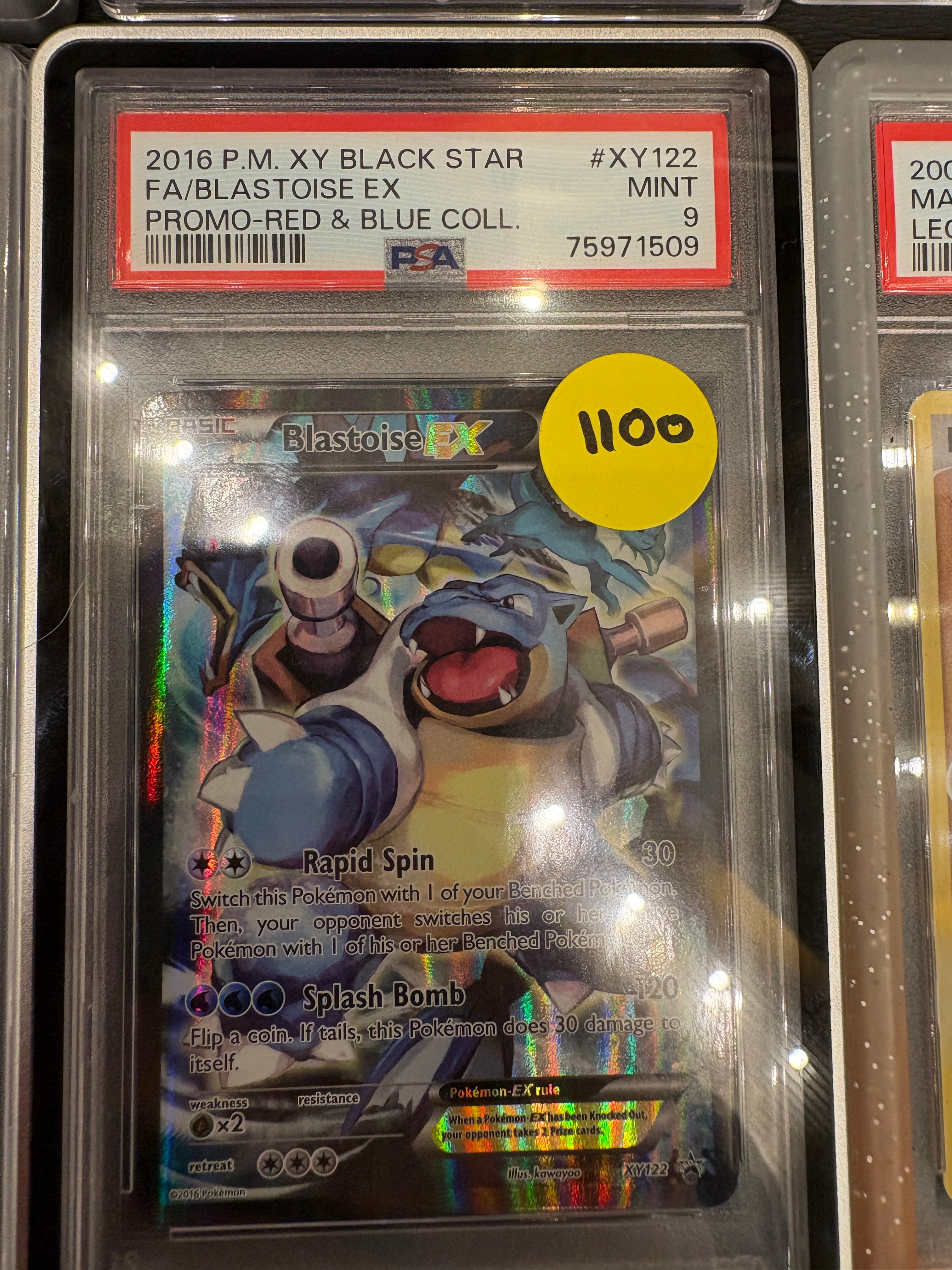 Blastoise XY FA Promo PSA 9