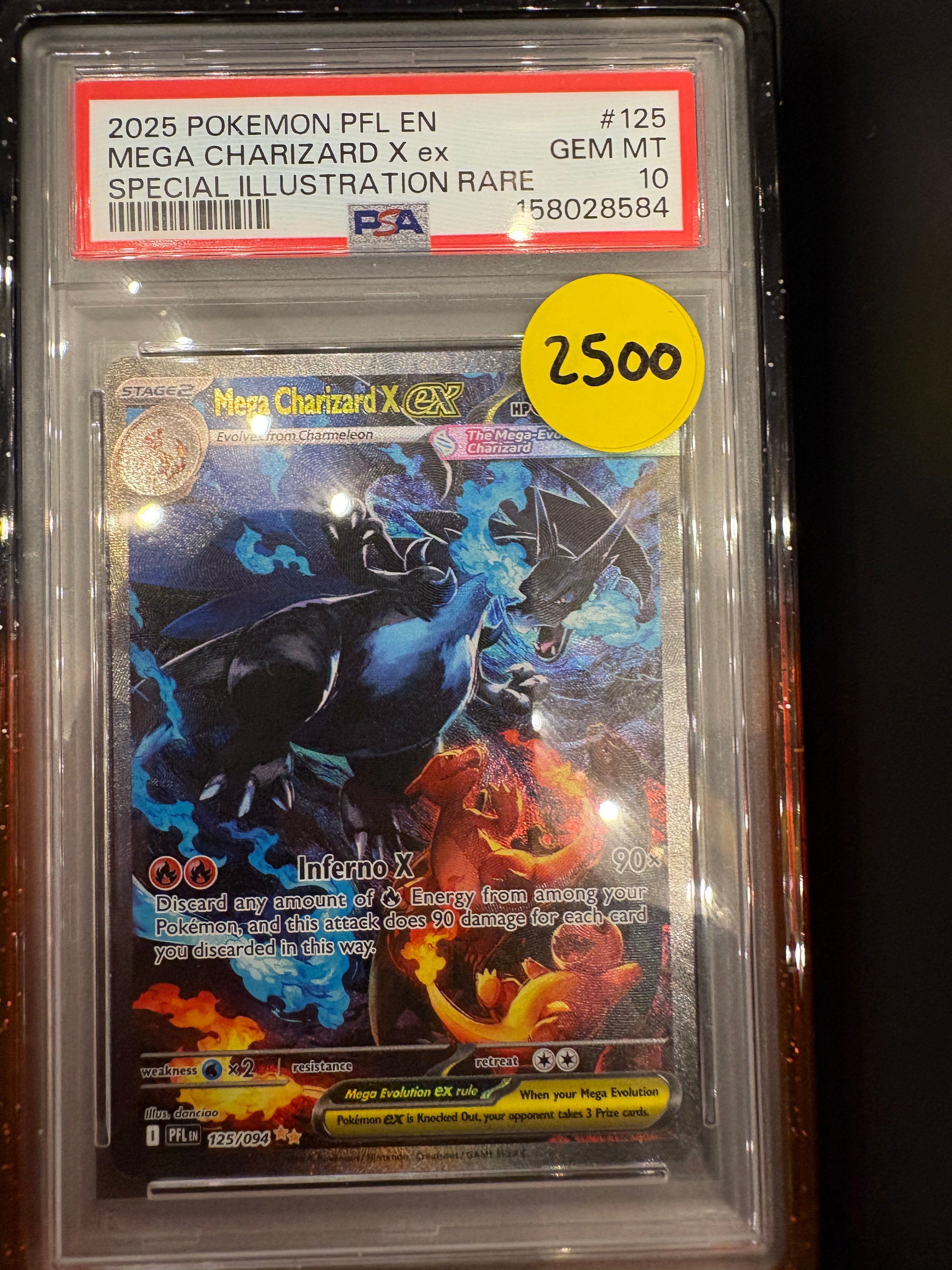 Mega Charizard x ex Phantasmal SIR PSA 10