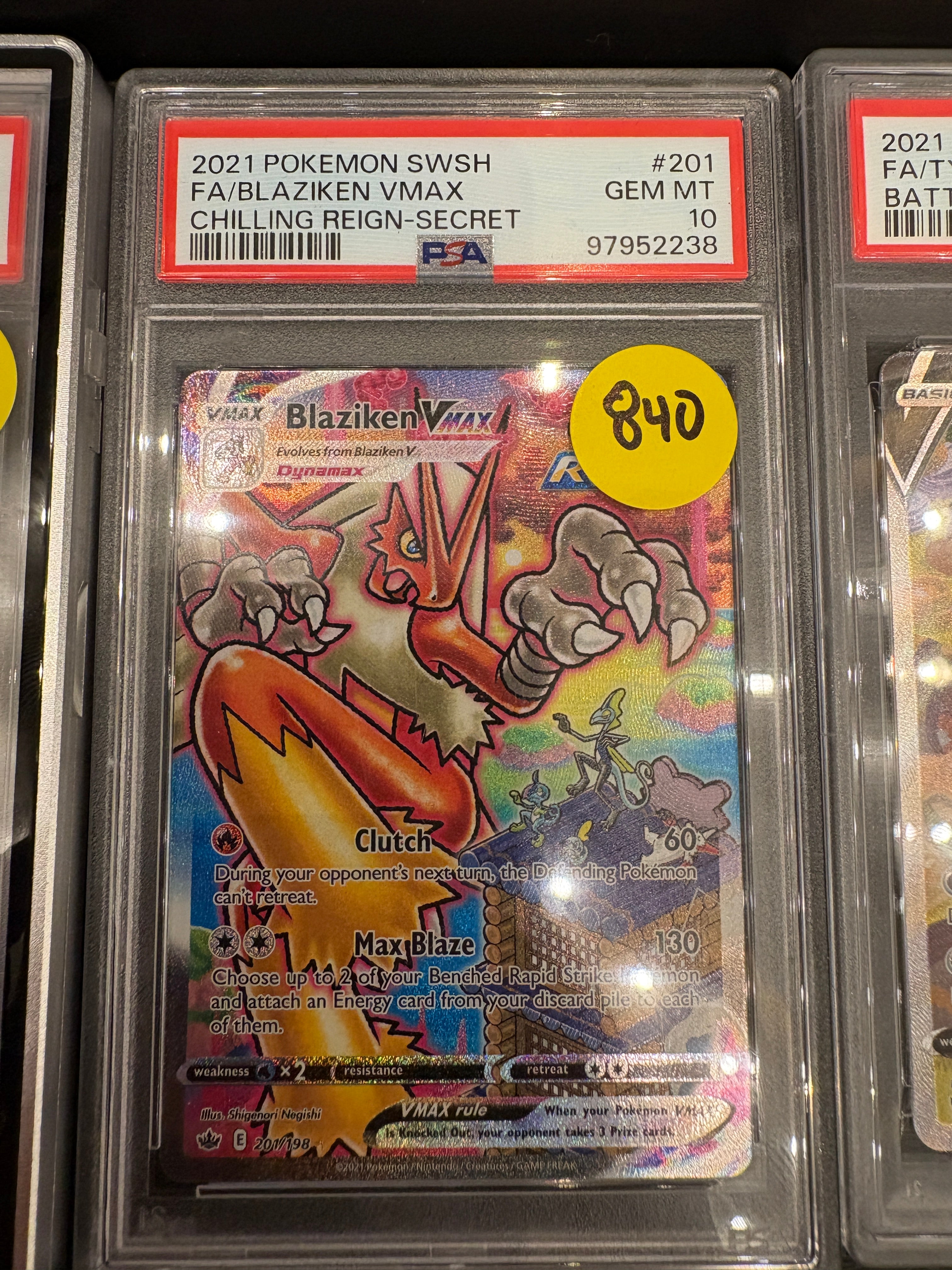 Blaziken vmax alt PSA 10