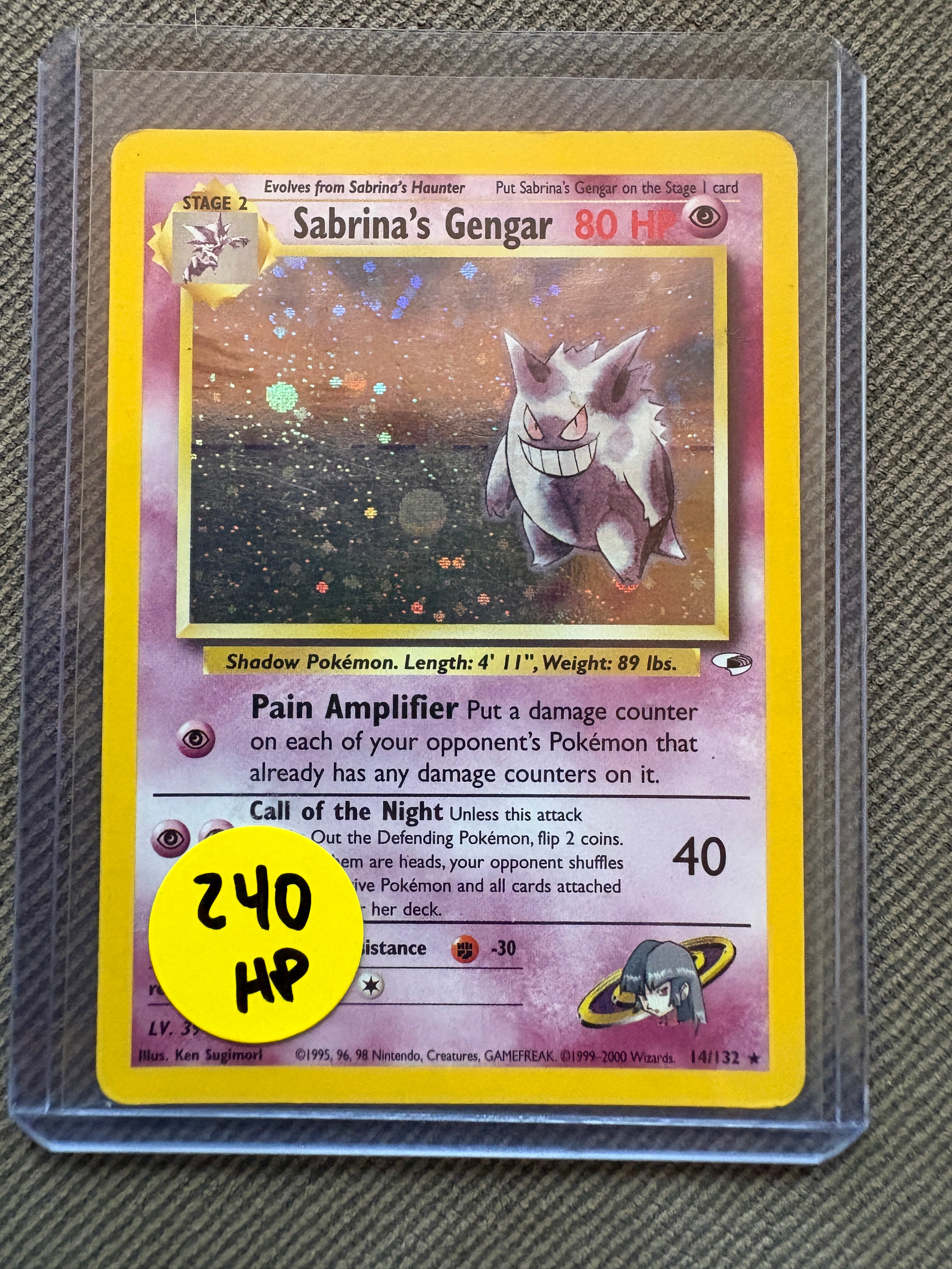 Sabrina's Gengar english HP