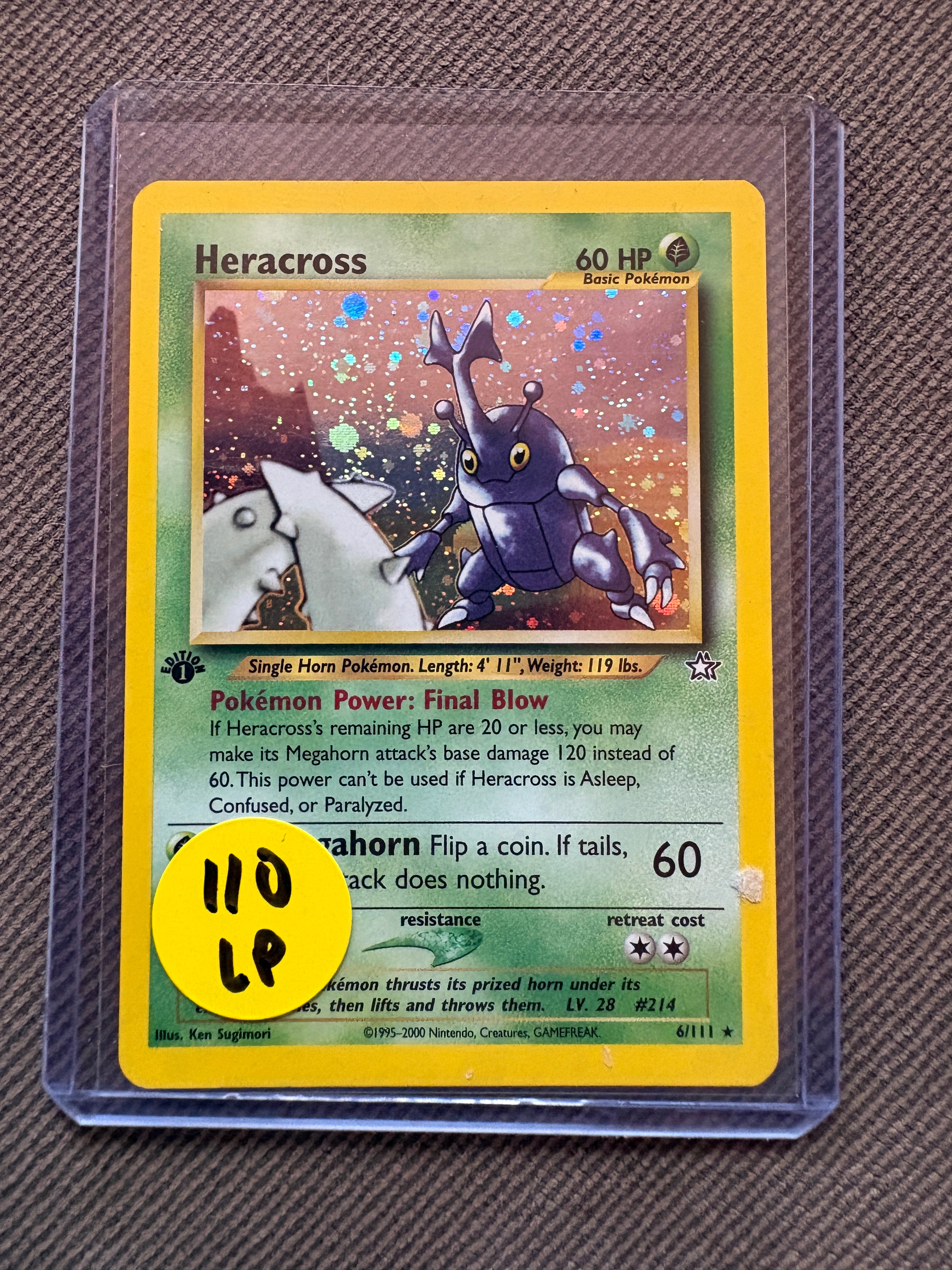 Heracross neo 1st ed LP