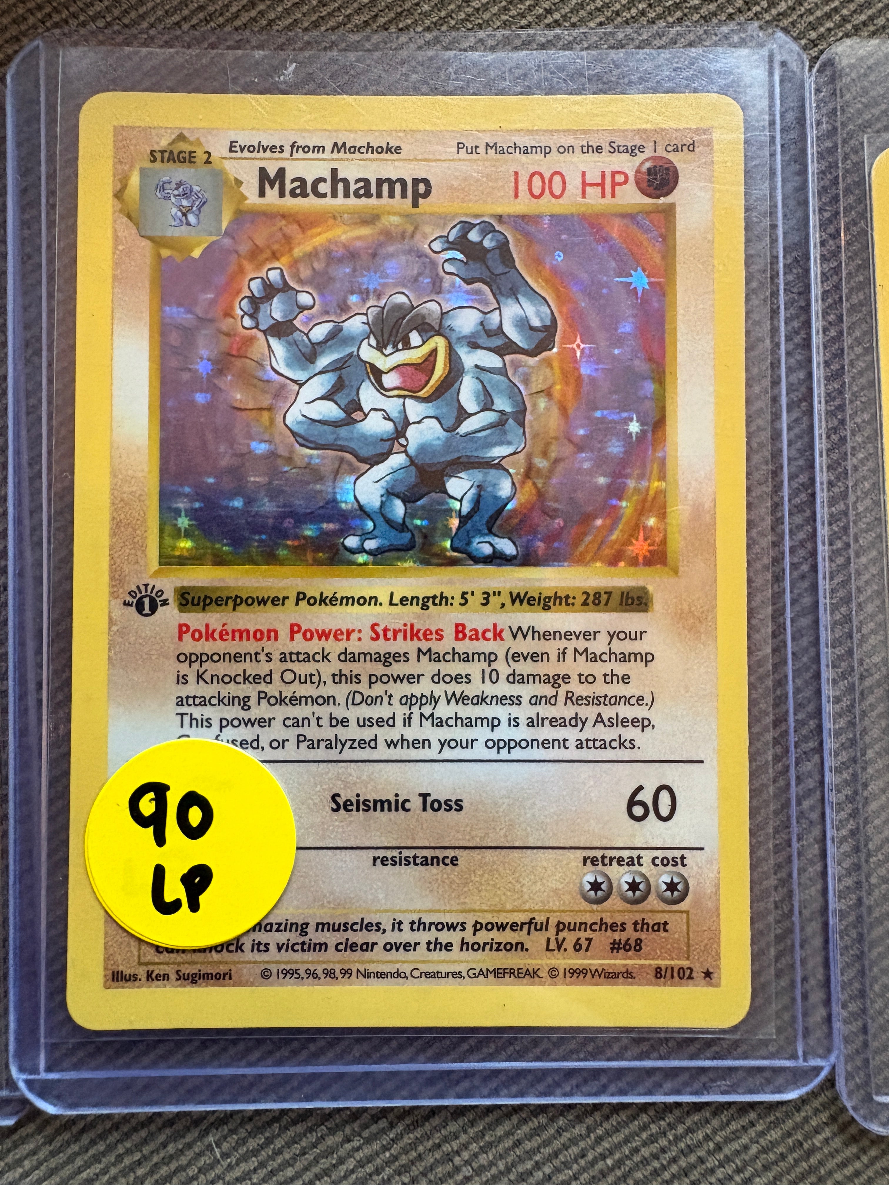 Machamp 1st Ed Shadowless LP