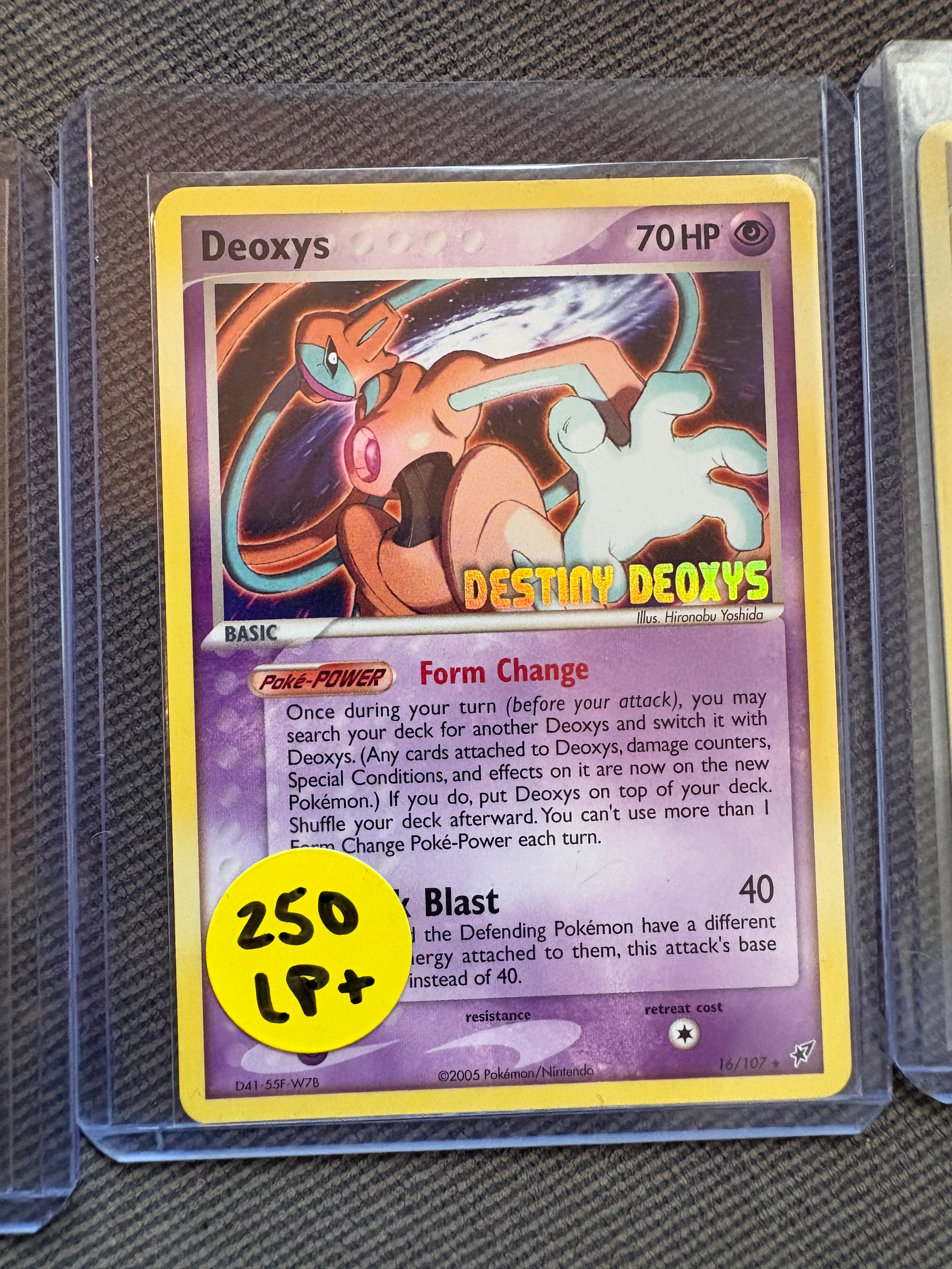 Deoxys Destiny Deoxys Stamp LP+