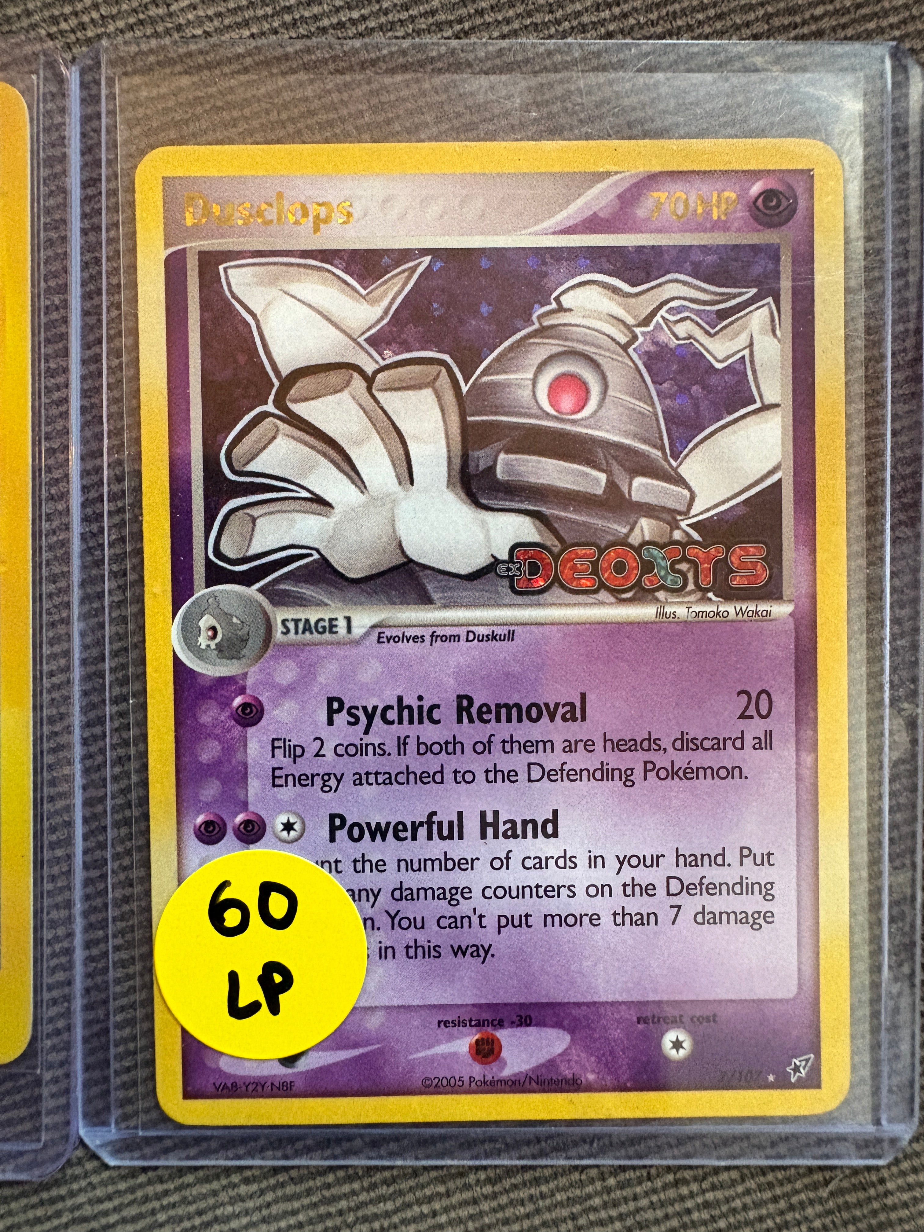 Dusknoir deoxys Rev Holo Stamp LP