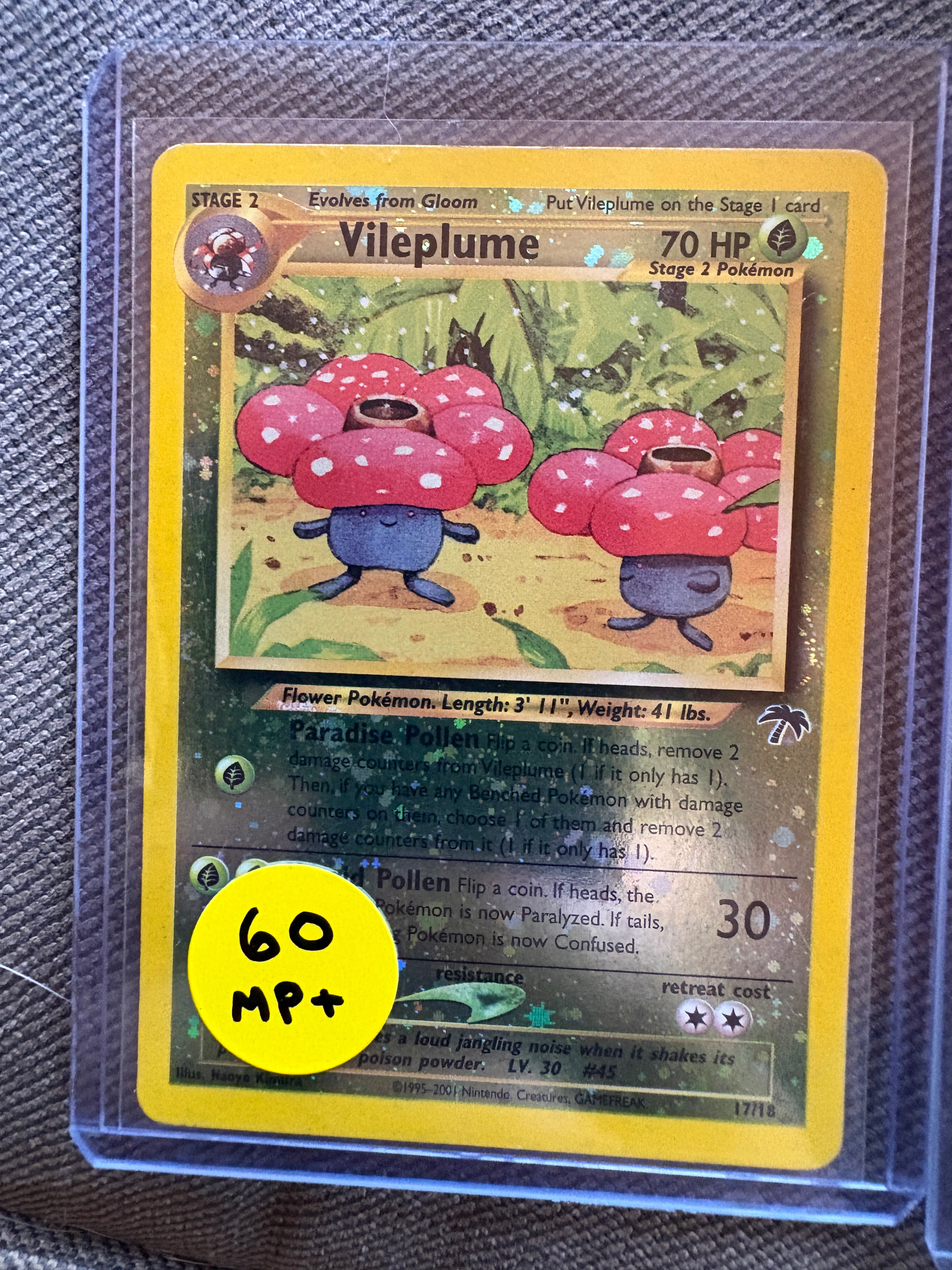 Vileplume southern islands rev holo MP+