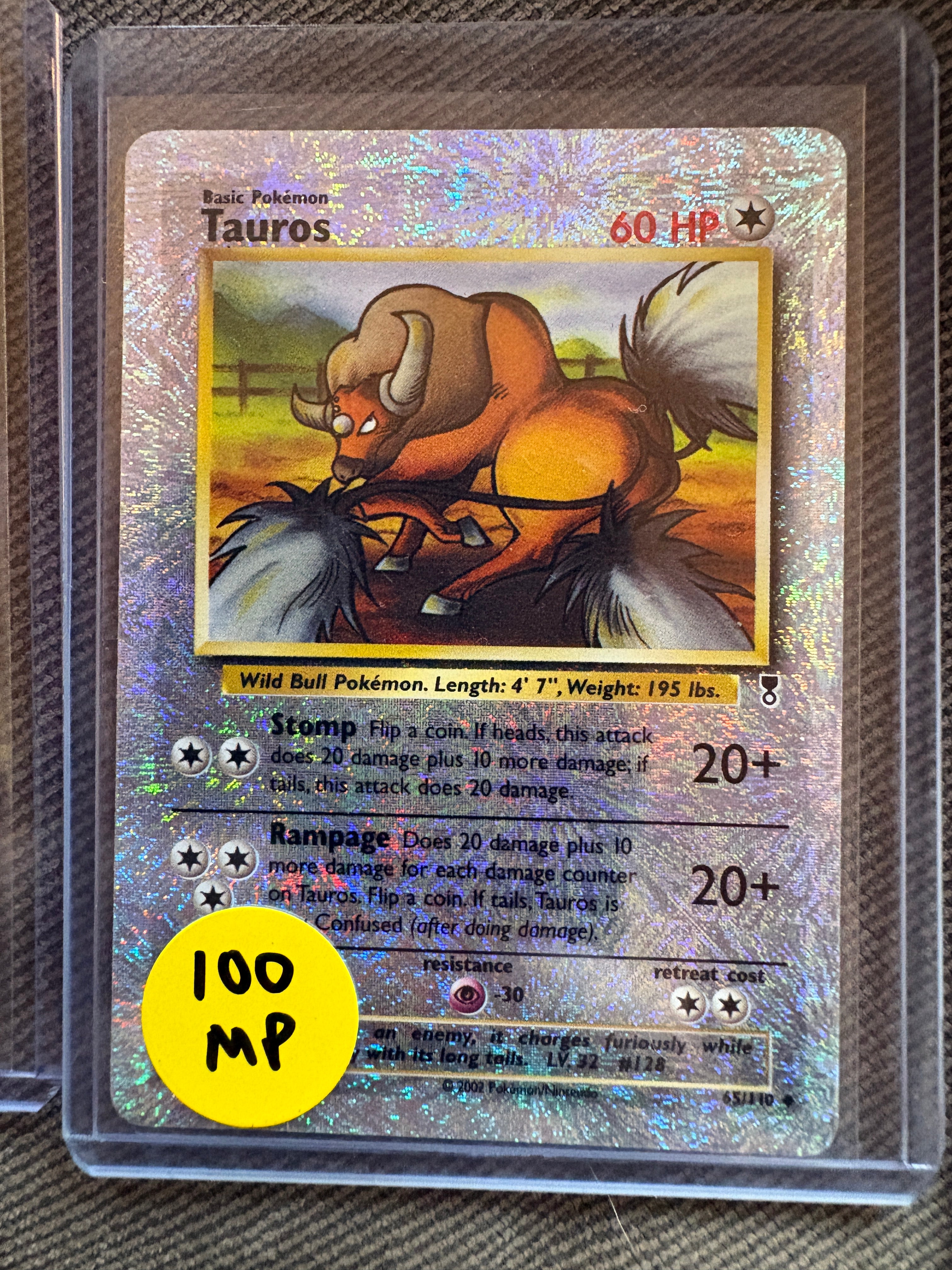 Tauros legendary collection reverse holo MP