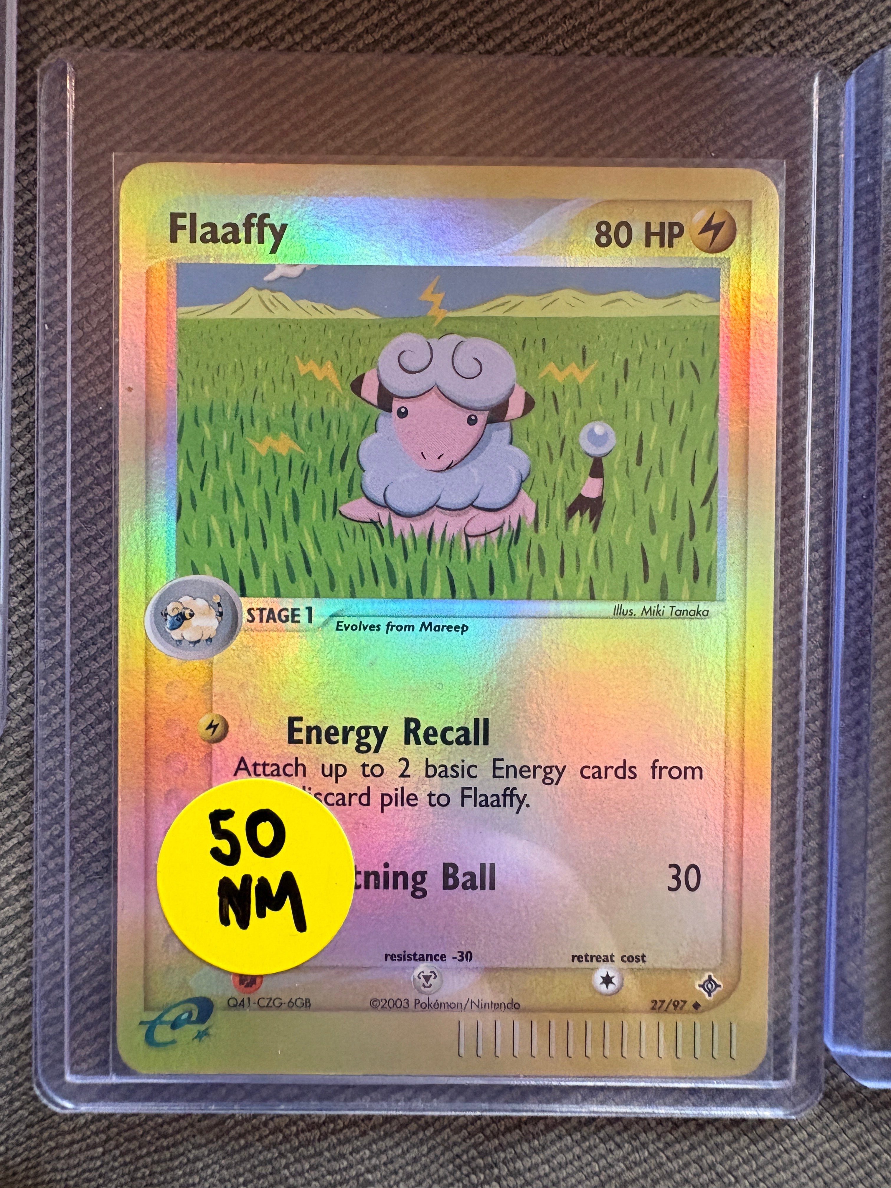 Flaaffy e reader reverse holo NM