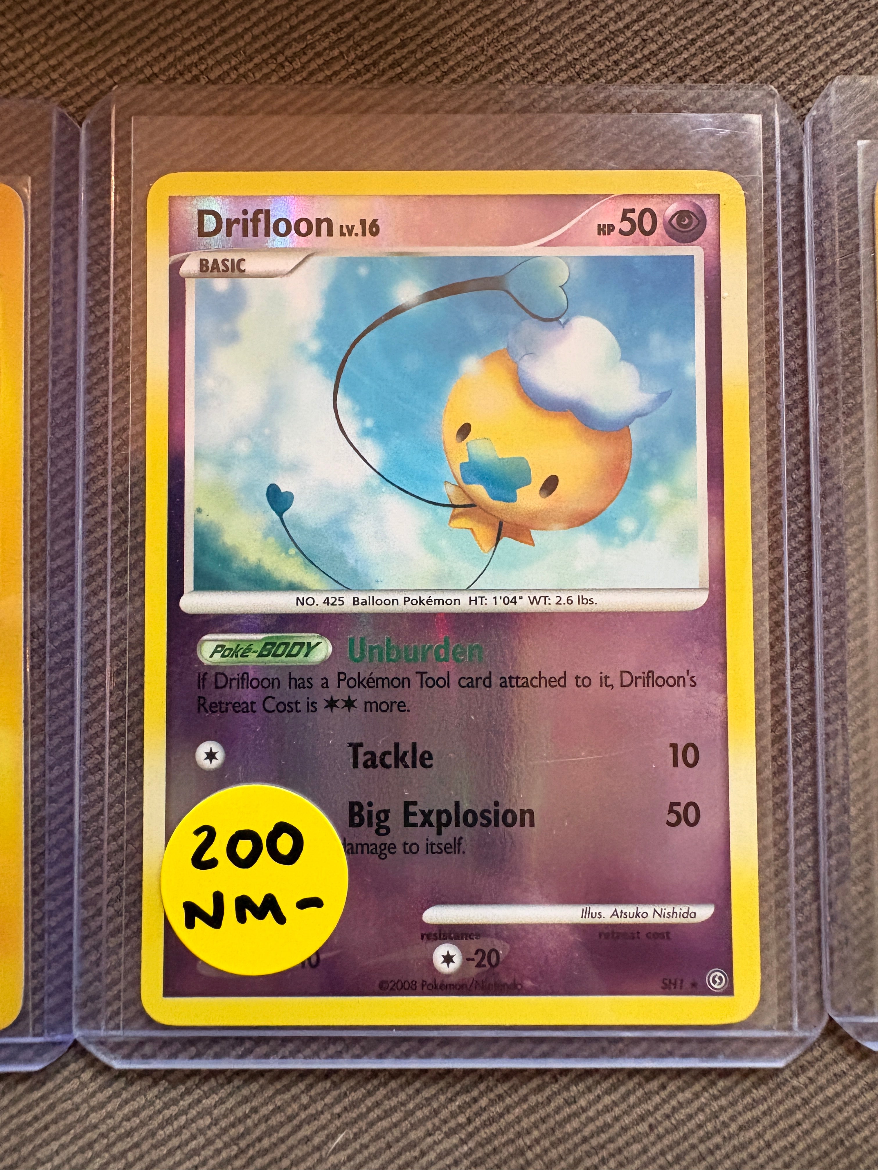 Drifloon SH SHINY reverse holo NM-