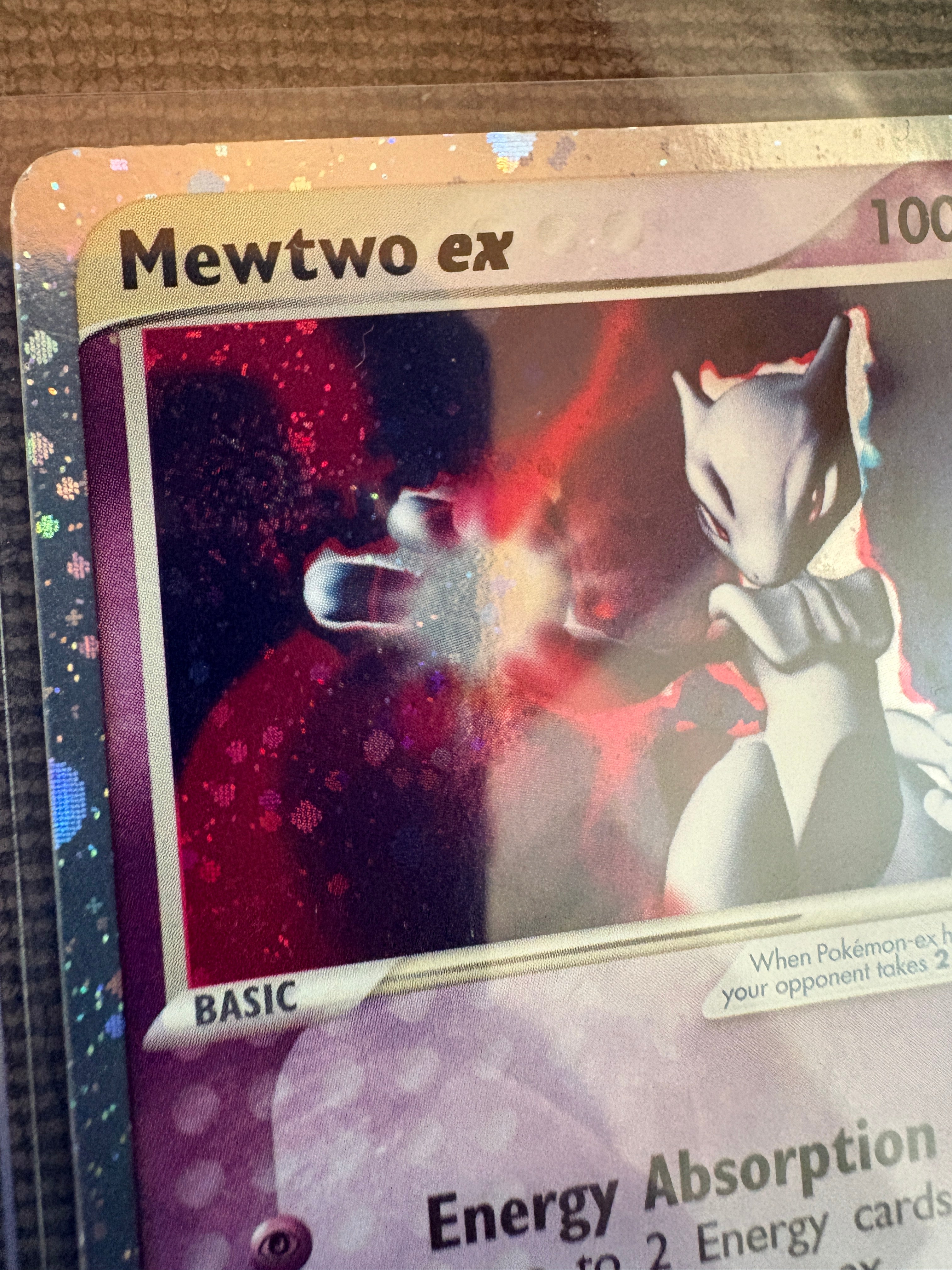 Mewtwo ex ruby sapphire MP+ SWIRL