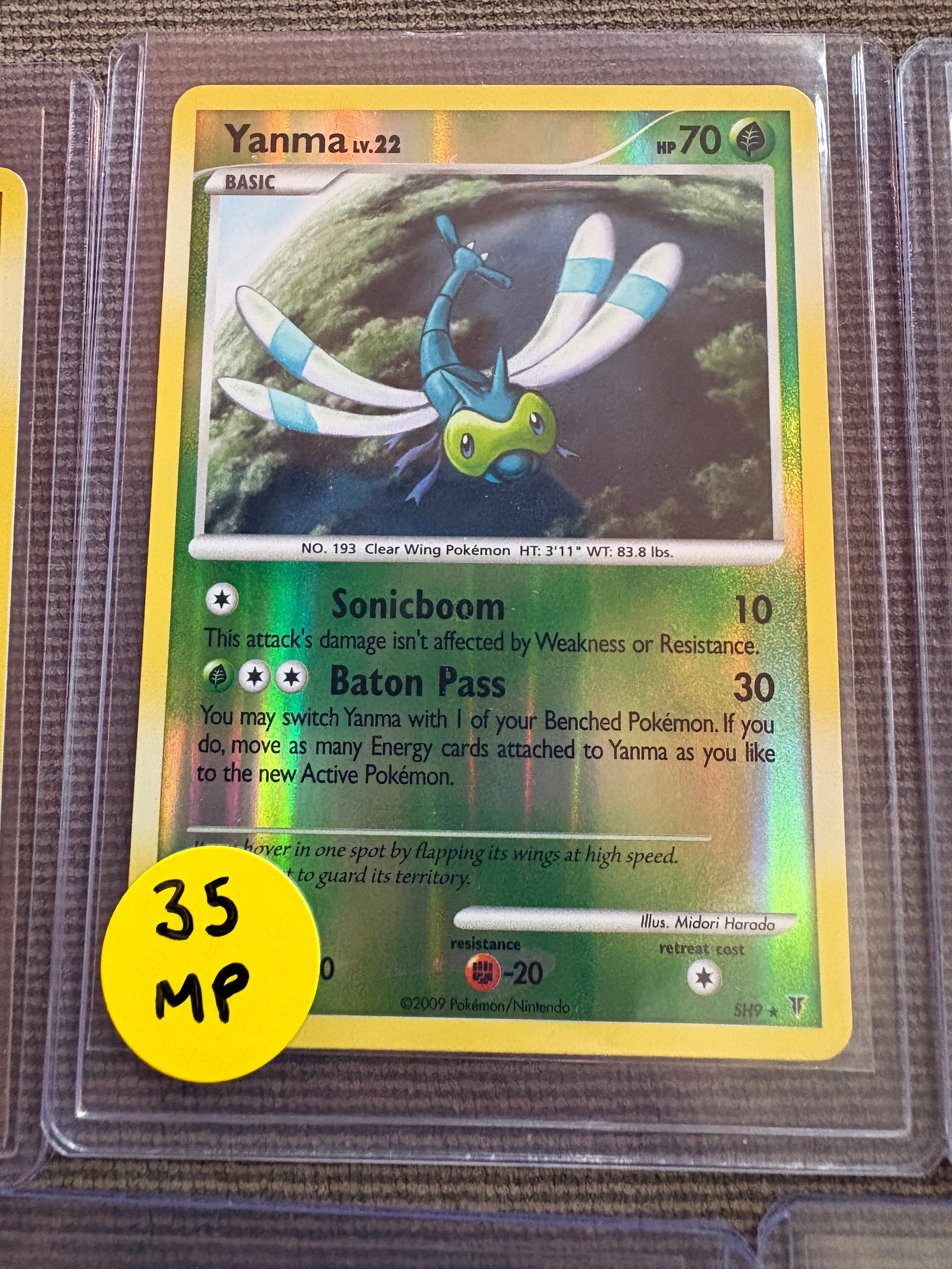 Yanma SH Shiny Reverse Holo MP
