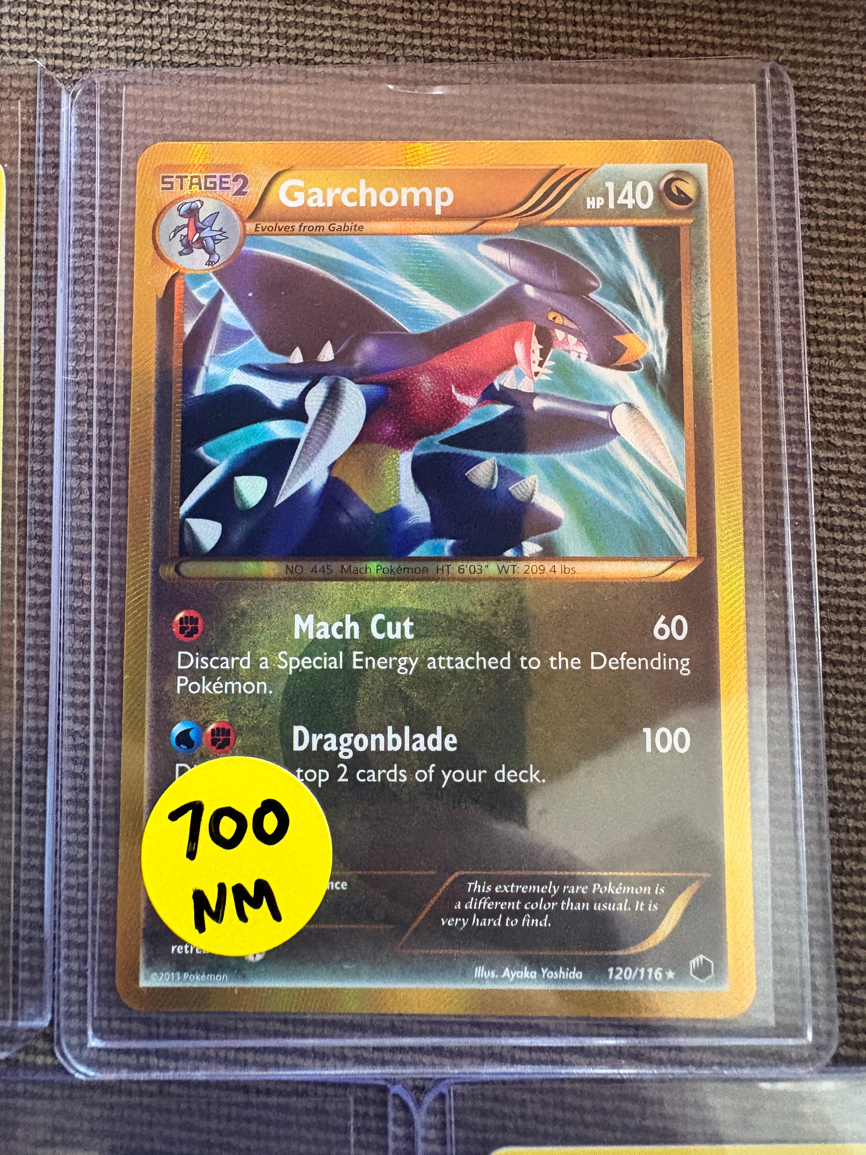 Garchomp BW SR Half Art Plasma / Next Destinies NM