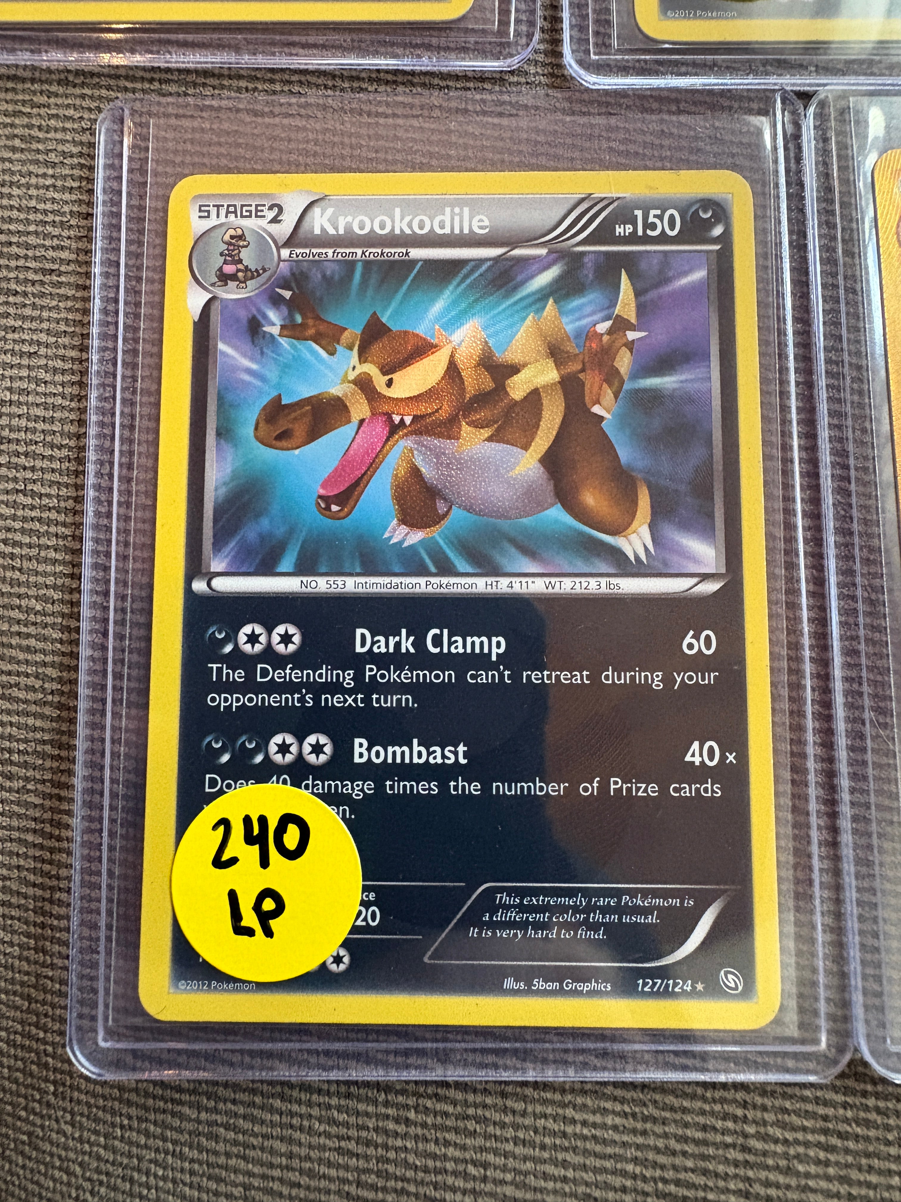 Krookodile BW SR Half Art Plasma / Next Destinies LP