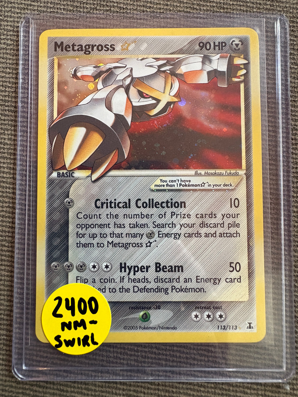 Metagross Gold Star NM- SWIRL