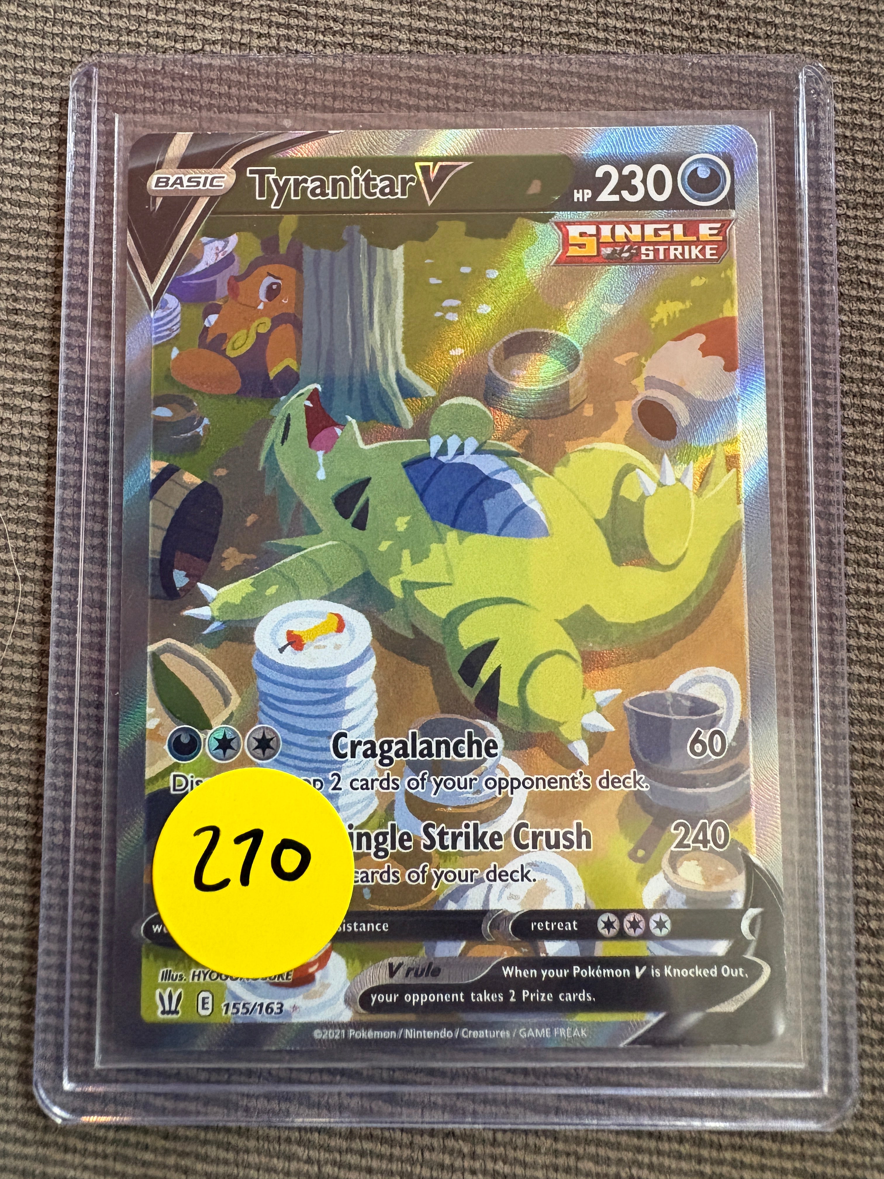 Tyranitar V Alt Battle Styles NM