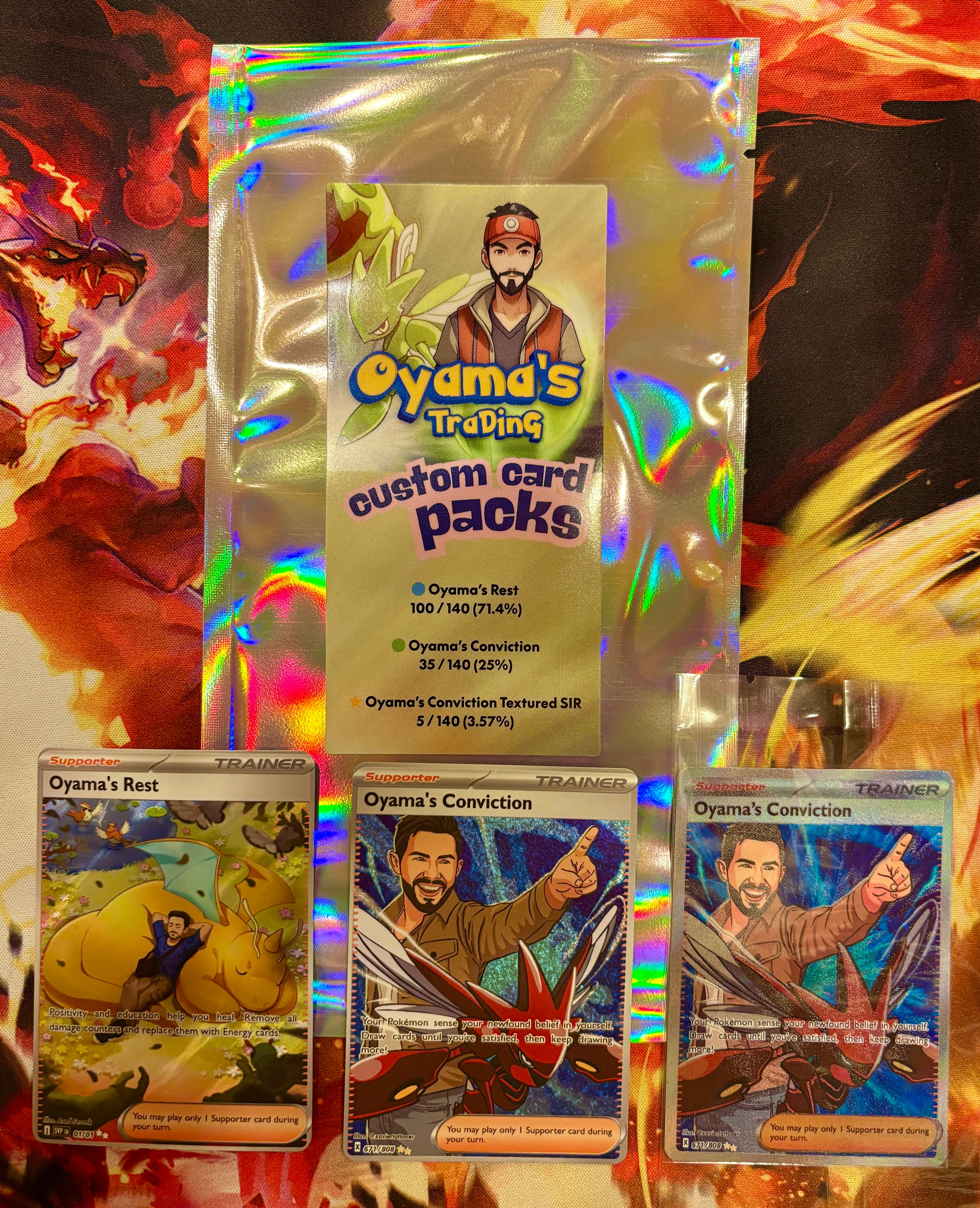 Oyama's Trading Custom Card Packs (*RIPPED FOR YOU ON VIDEO AND/OR CUSTOMIZED*)